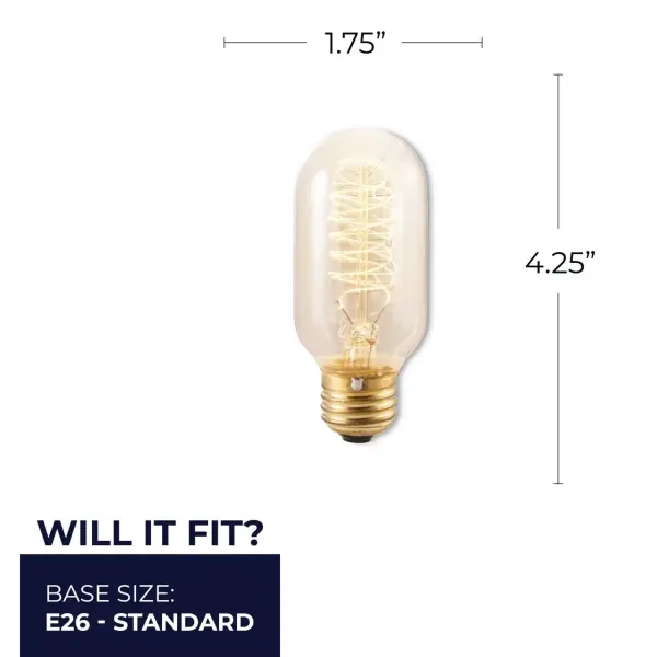T14 Nostalgic Spiral Incandescent Bulb - Image 5