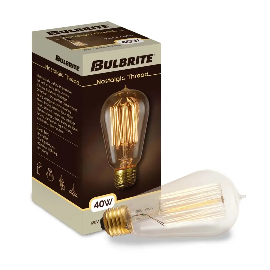 ST18 Nostalgic Thread Incandescent Bulb - Image 2