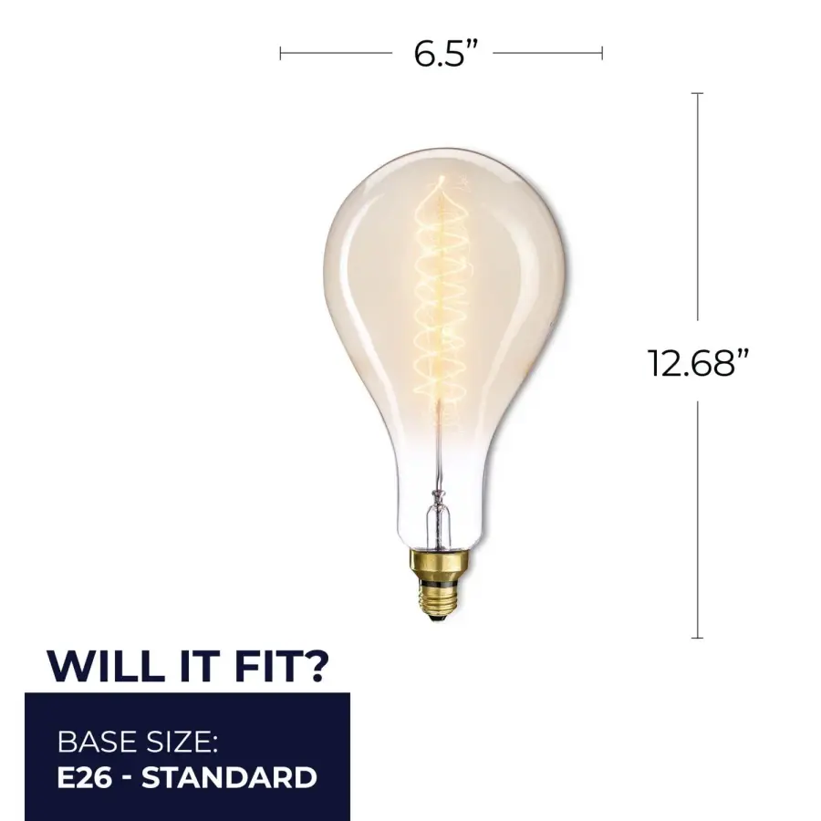 Grand Nostalgic Spiral PS56 Incandescent Bulb - Image 5