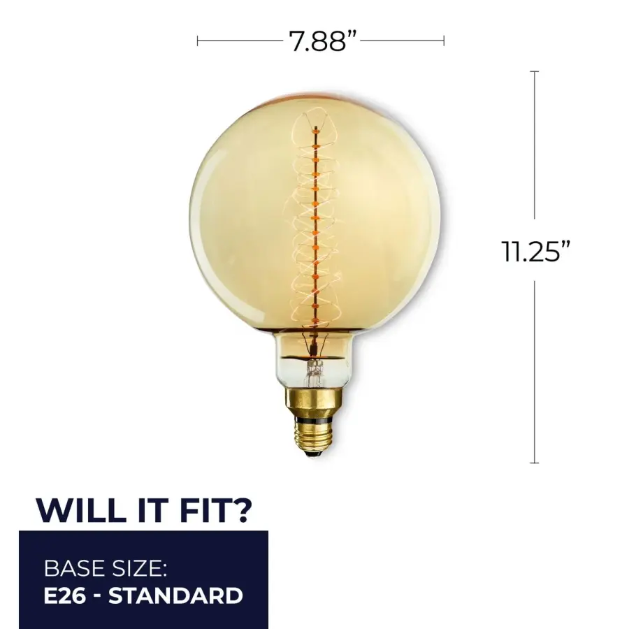 Grand Nostalgic Spiral G63 Incandescent Bulb - Image 5