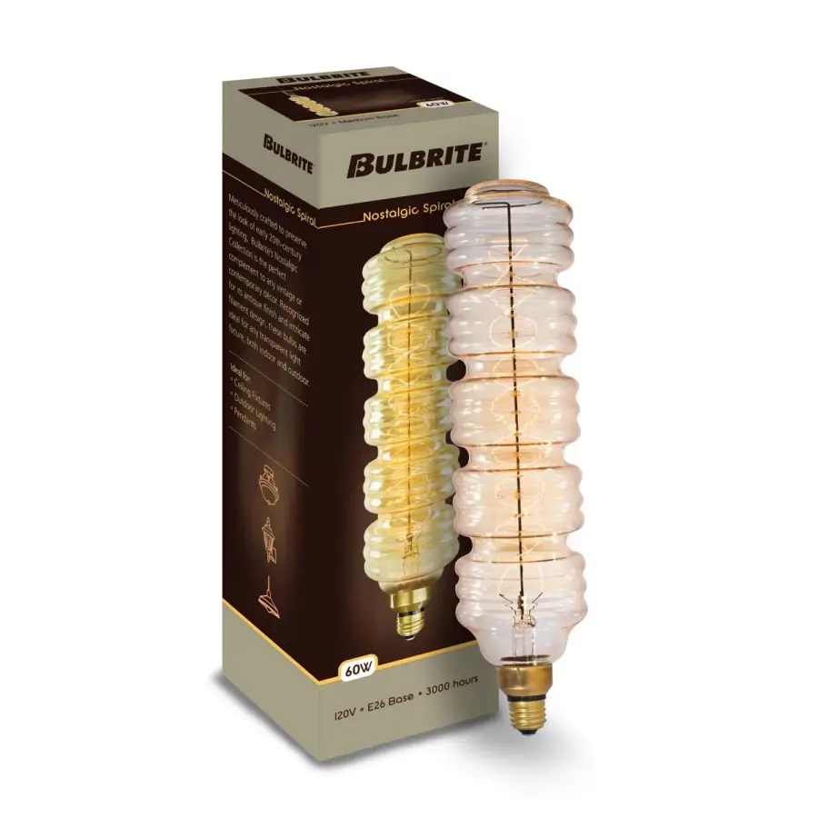 Nostalgic Collection Water Bottle Spiral Filament Bulb - Image 2