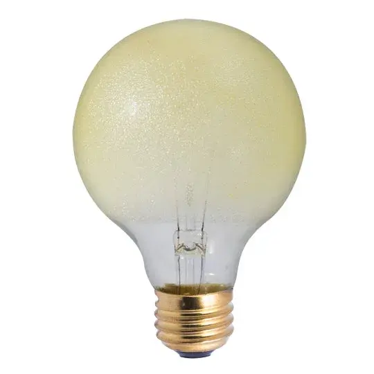 This 40W G25 globe bulb delivers a warm amber glow perfect for creating ambiance in exposed bulb fixtures. Fully dimmable with E26 standard base, it works with most dimmer switches for customizable lighting control.