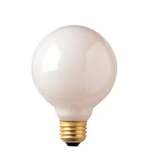 G25 White Globe Incandescent Bulb - Image 1