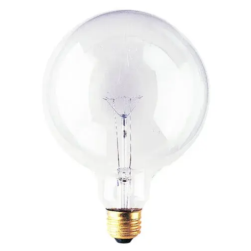 G40 Clear Globe Incandescent Bulb - Image 1