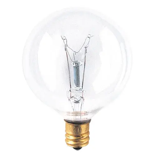 G16.5 Globe Incandescent Bulb - Clear - Image 1
