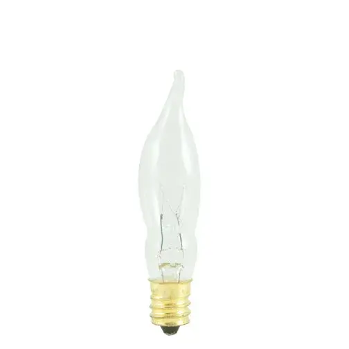Flame Tip Candelabra Bulb - 7.5W Clear - Image 1