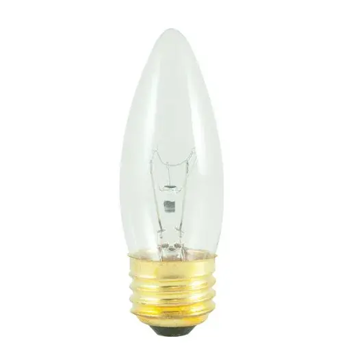 B10 Torpedo Incandescent Bulb - Clear - Image 1
