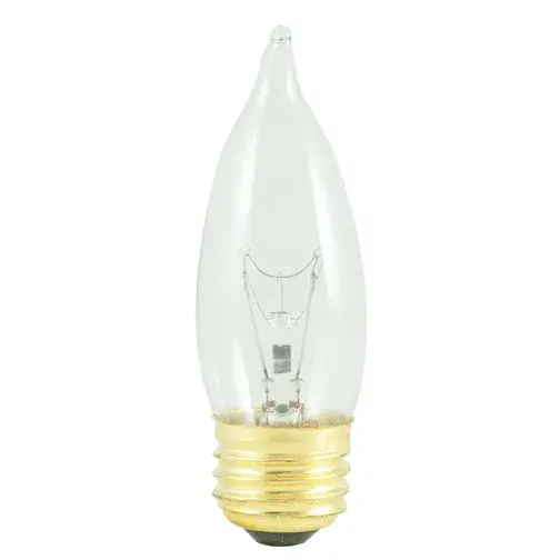 CA10 Torpedo Flame Incandescent Bulb - 40W Clear - Image 1