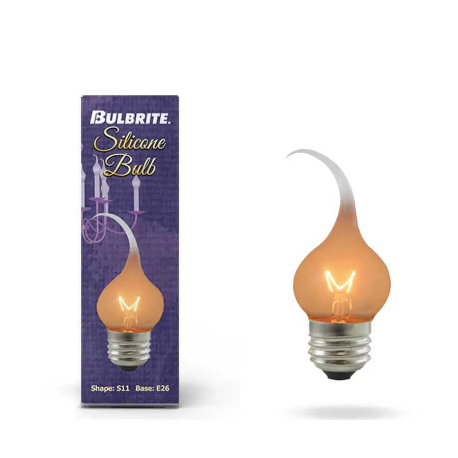 S11 Silicone Flame Incandescent Bulb - Image 2