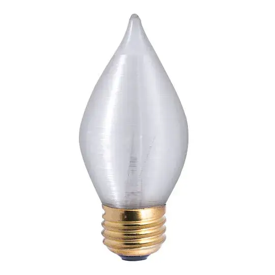 Spunlite C15 Satin Incandescent Bulb - Image 1