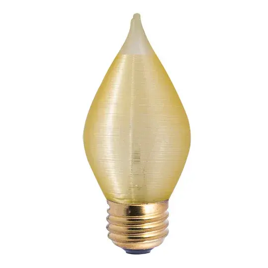 The Spunlite C15 delivers authentic vintage ambiance with its amber glass finish and warm 285-lumen output. Fully dimmable with standard E26 base, this 40W incandescent bulb adds character to exposed fixtures.