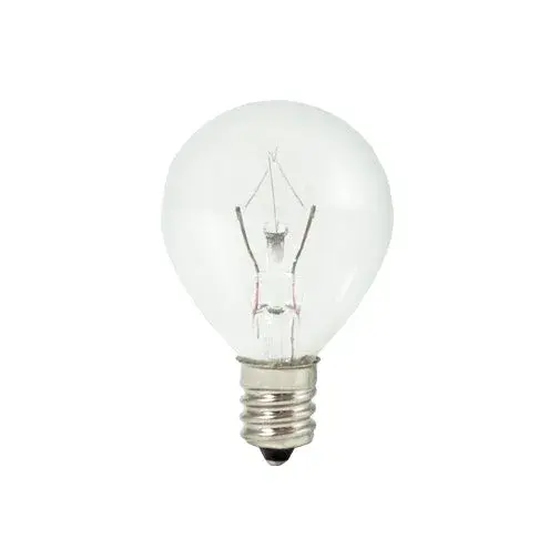 This 40W G11 krypton-filled clear globe bulb delivers warm, traditional incandescent light quality. The compact globe shape and E12 candelabra base make it ideal for bathroom vanities, decorative sconces, and accent fixtures.