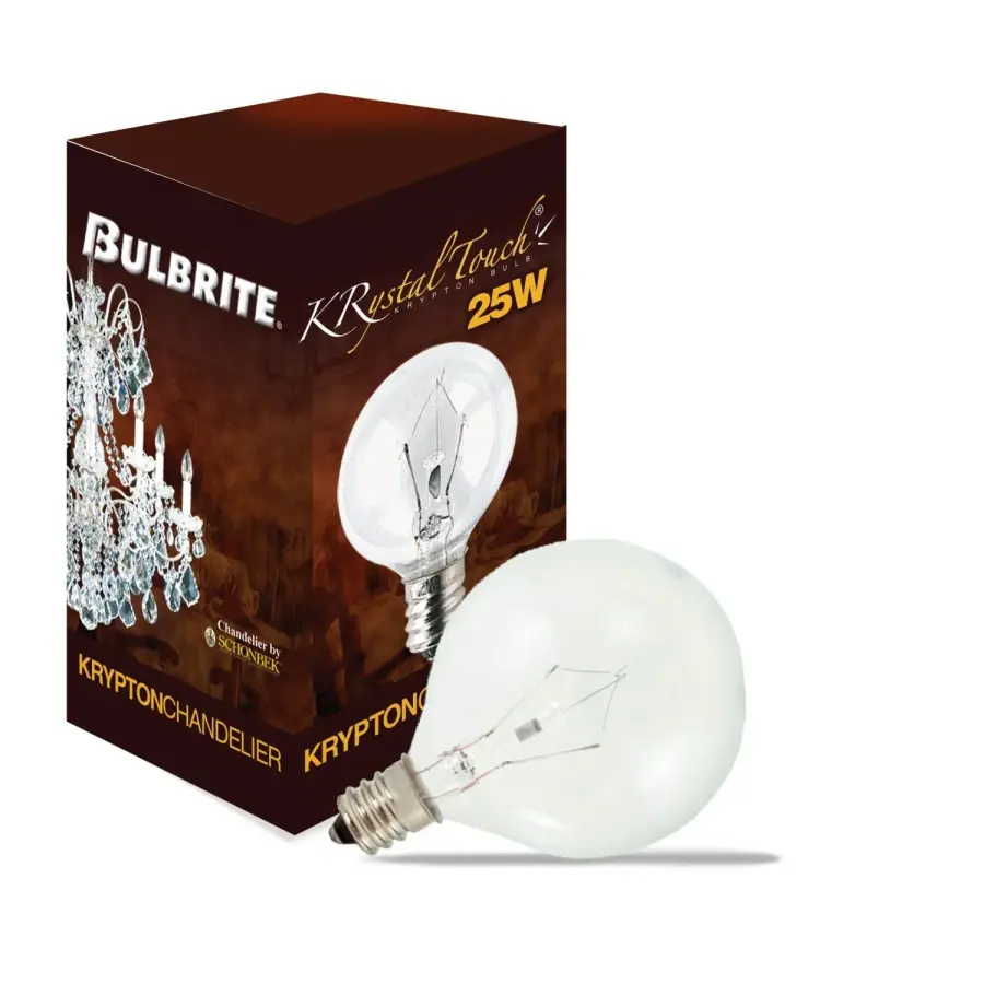 25W G16 Krypton Clear Globe Bulb - Image 2
