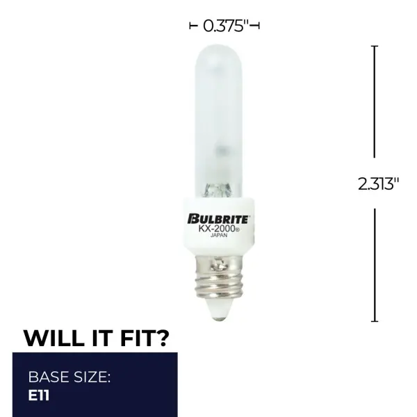 KX-2000 60W T3 Krypton Xenon Bulb - Image 4