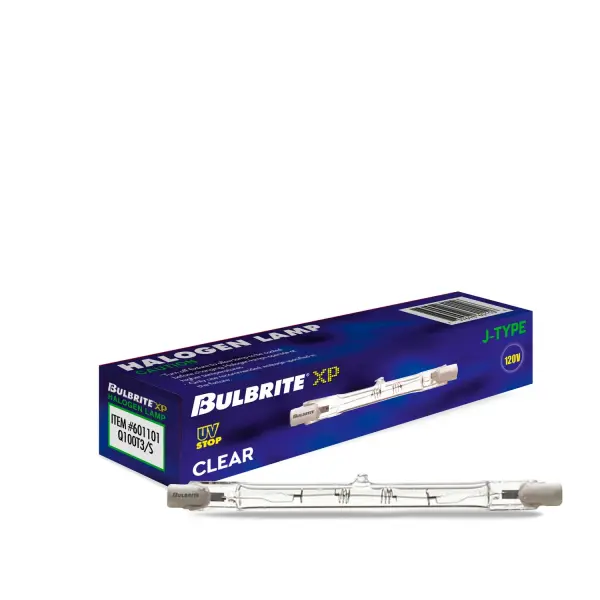 100W T3 Halogen Bulb - Double Ended RSC Base - Image 3