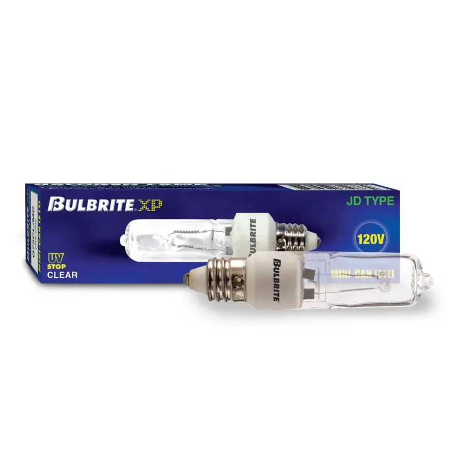 100W T4 Halogen Mini-Candelabra Bulb - Image 2