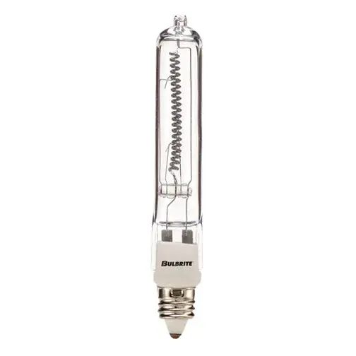 500W T4 Halogen Mini-Candelabra Bulb - Image 1