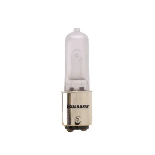 75W T4 Halogen Frosted Bulb - Double Contact Bayonet Base - Image 1