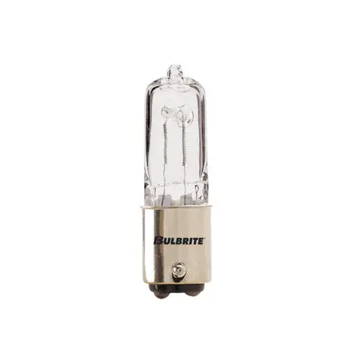 75W T4 Halogen Clear Bulb - Double Contact Bayonet Base - Image 1