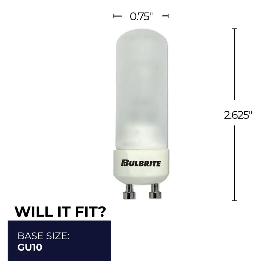 50W GU10 Frosted Double Envelope Halogen Bulb - Image 4