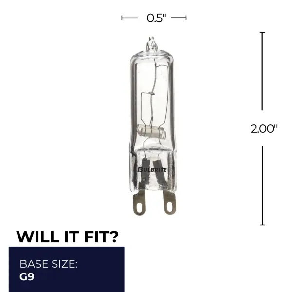 25W T4 Halogen Bi-Pin Bulb - Image 3