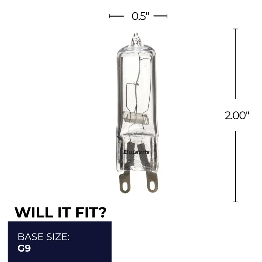 25W T4 Halogen Bi-Pin Bulb - Image 3