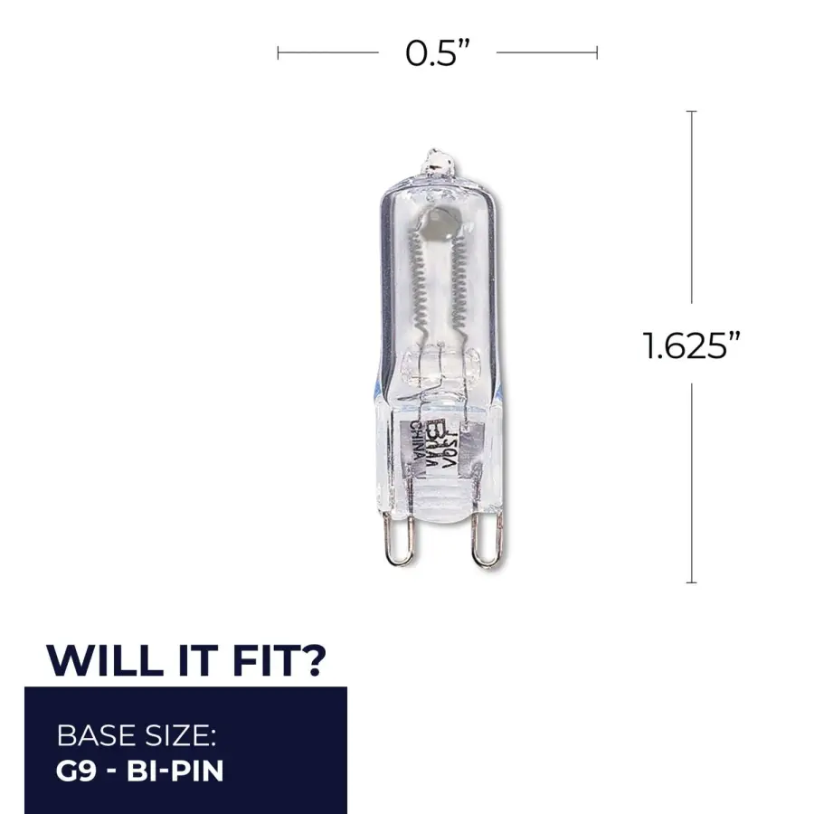 35W T4 Halogen Bi-Pin Bulb - Image 3
