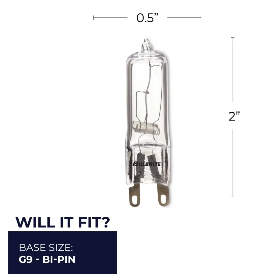 40W T4 Halogen Bi-Pin Bulb - Image 3