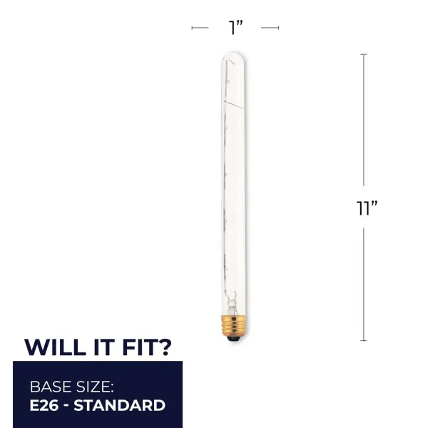 75W T8 Tubular Clear Incandescent Bulb - Image 5