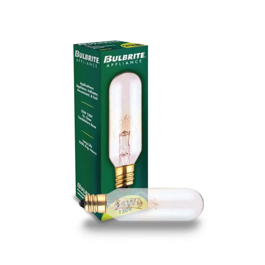25W T6 Tubular Clear Incandescent Bulb - Image 2