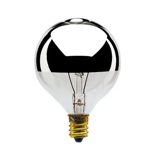 G16.5 Half Mirror Globe Bulb - Image 1