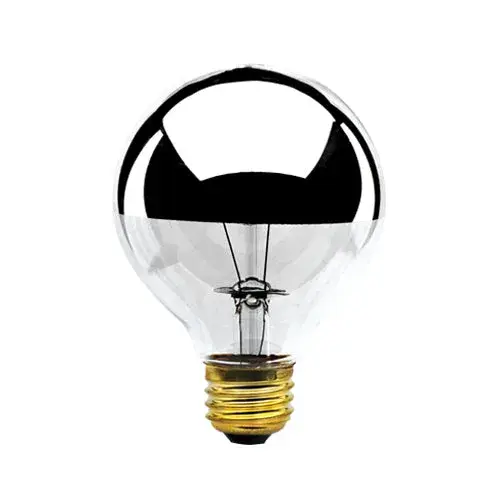 G25 Half Mirror Globe Bulb - Image 1