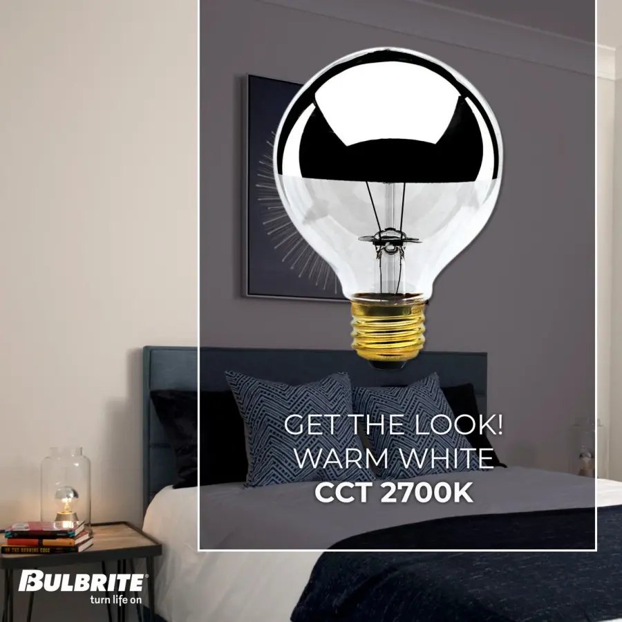 G25 Half Mirror Globe Bulb - Image 3