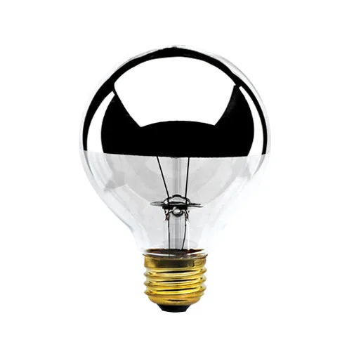 G25 Half Mirror Globe Bulb