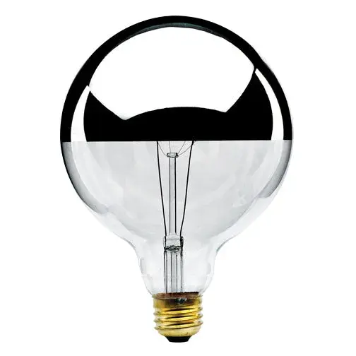 G40 Half Mirror Globe Bulb - Image 1