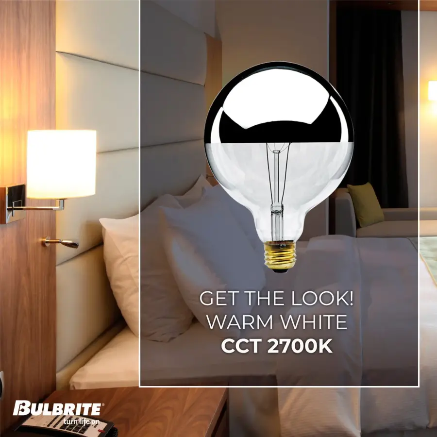 G40 Half Mirror Globe Bulb - Image 3