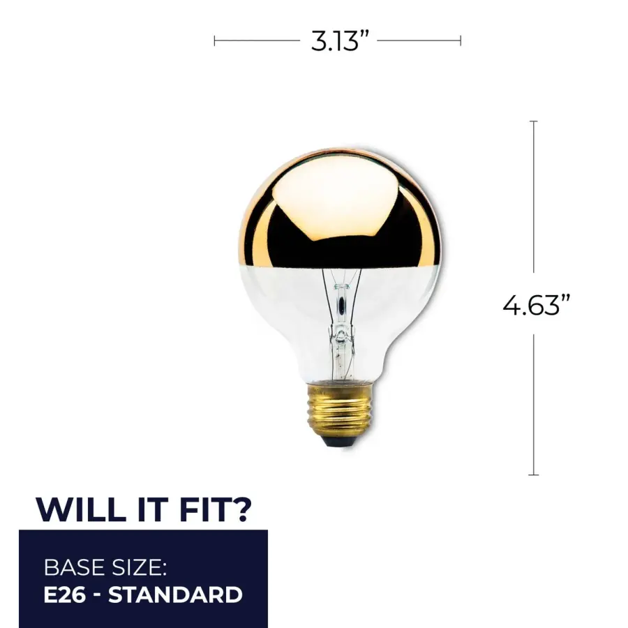 G25 Half Gold Globe Bulb - Image 7