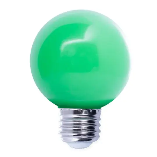 1W G14 Green LED Globe Bulb - Image 1