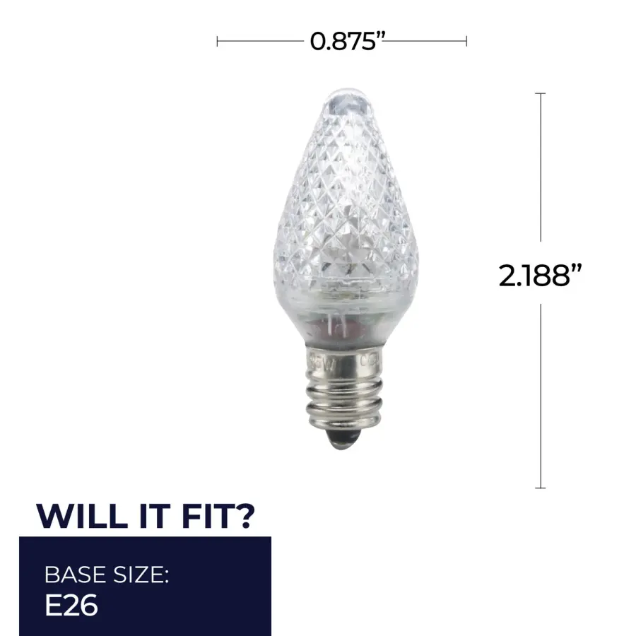 C7 Clear LED Replacement Bulb - Image 4
