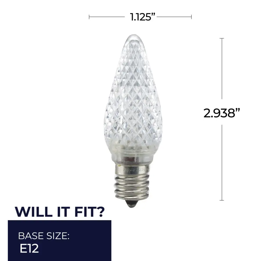 C9 Clear LED Replacement Bulb - Image 4
