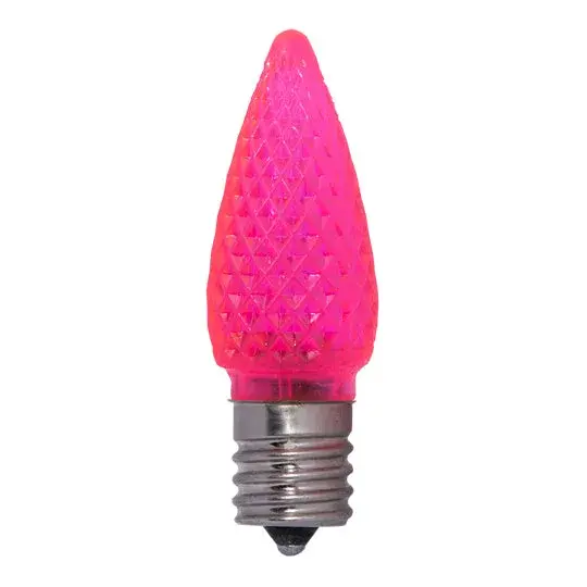 C9 LED Pink Replacement Bulb - Image 1