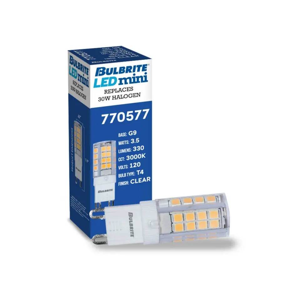 LED G9 Mini Bulb - 3.5W Soft White (3000K) - Image 2