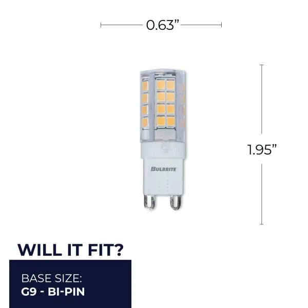 LED G9 Mini Bulb - 3.5W Soft White (3000K) - Image 5