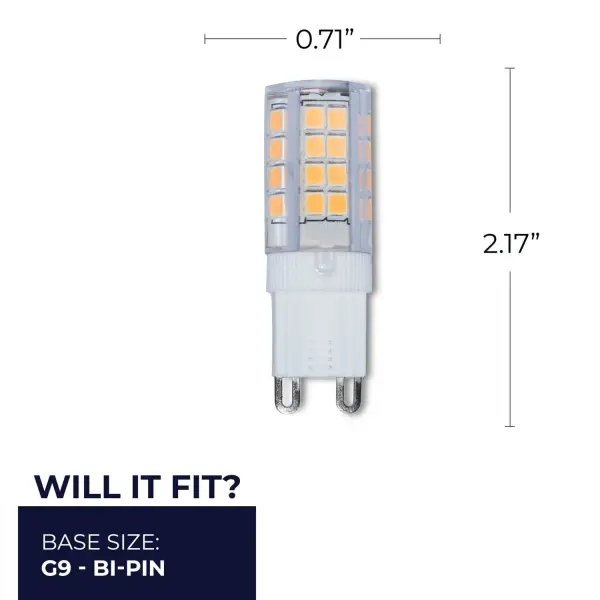 LED T6 Mini Bulb - G9 Base - 4.5W (40W Equivalent) - Image 5