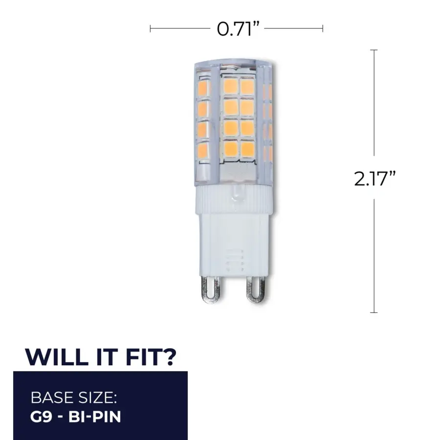 LED T6 Mini Bulb - G9 Base - 4.5W (40W Equivalent) - Image 5
