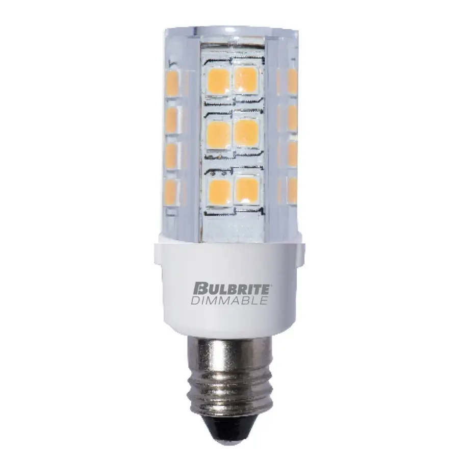 4.5W LED E12 Candelabra Bulb - 3000K Warm White - Image 1