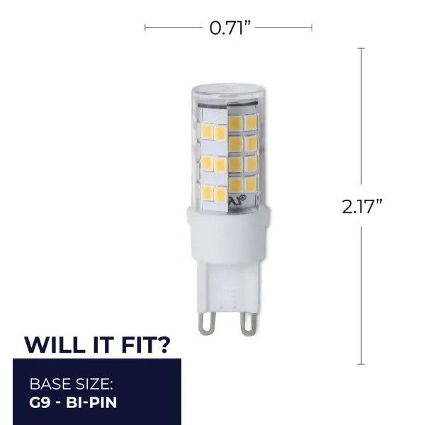 4.5W LED G9 Mini Bulb - 2700K Warm White - Image 5