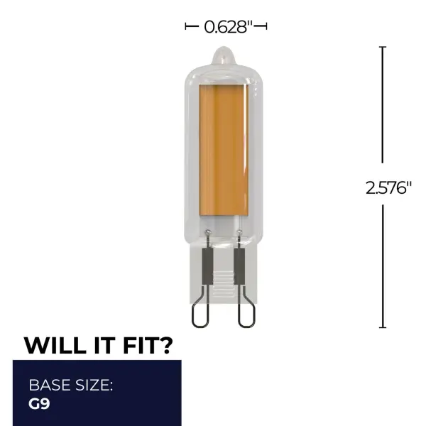 4.5W LED G9 Mini Bulb - Warm White 2700K - Image 5