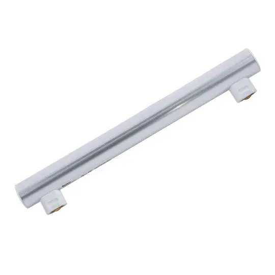 This 4W LED linear tube delivers warm 2700K light while consuming 90% less energy than traditional 35W incandescent equivalents. Perfect for vanity mirrors and task lighting with its frosted finish for even, glare-free illumination.