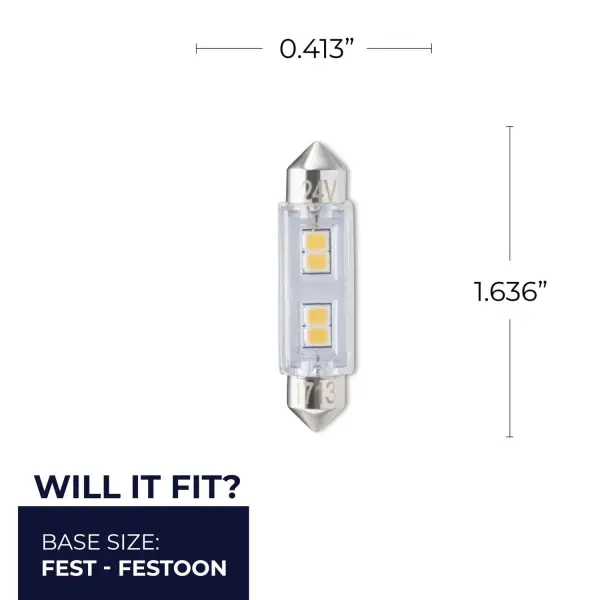 Specialty Minis 12V/24V LED Festoon Bulb - Image 4